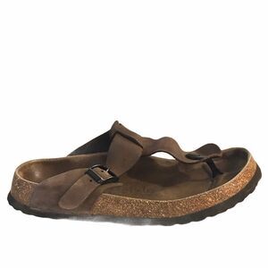 BIRKENSTOCK Betula Gizeh Thong Cork Sandal Brown 9